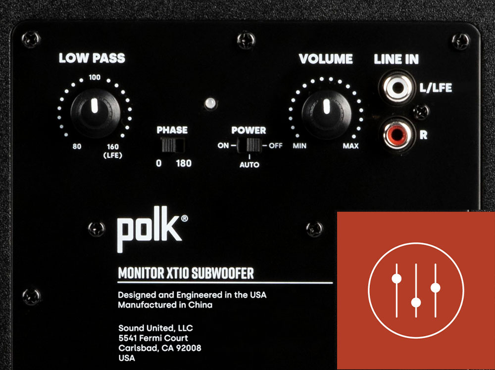 Polk Monitor XT10 (MXT10) サブウーファー